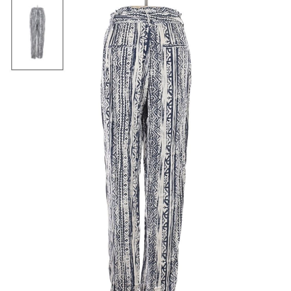 Cali 1850 linen blend Aztec western print pant